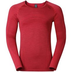 Odlo Koszulka męska Shirt l/s crew neck LIFE czerwona r. L (527472). Czerwone t-shirty męskie marki Odlo, l. Za 199,95 zł.