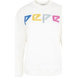 Bluza Pepe Jeans. Białe bluzki damskie s, z haftami, z jeansu. Za 179,00 zł.