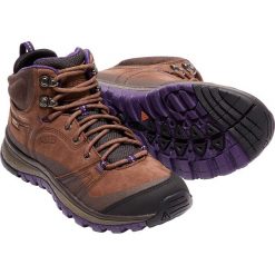 Buty trekkingowe damskie: Keen Buty trekkingowe damskie TERRADORA LEATHER MID WP kolor brązowo-fioletowy r. 41 (TERRADMWLT-WN-SCMU)