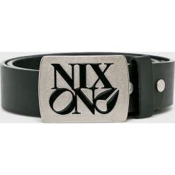 Nixon - Pasek skórzany. Czarne paski męskie marki Nixon, w paski, ze skóry. Za 119,90 zł.