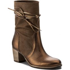 Botki SERGIO BARDI - Pescara FW127262517RB 103. Brązowe botki damskie na obcasie marki Sergio Bardi, z nubiku. W wyprzedaży za 279,00 zł.
