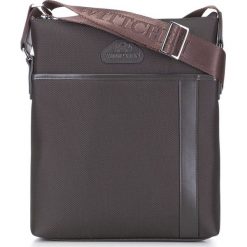Torba 88-4U-901-4. Pomarańczowe listonoszki męskie Wittchen, w paski, z nylonu, eleganckie, małe. Za 390,15 zł.