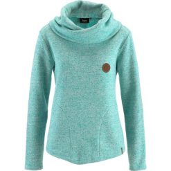 Top z kontrastowymi paskami bonprix czarno-biały. Czarne bluzki damskie bonprix, w paski, z okrągłym kołnierzem. Za 34,99 zł.