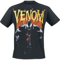 Venom (Marvel) Black Boom T-Shirt czarny. Czarne t-shirty męskie z nadrukiem Venom (Marvel), xxl, z okrągłym kołnierzem. Za 54,90 zł.