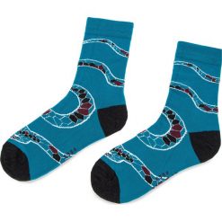 Skarpety Wysokie Unisex FREAK FEET - LWAZ-BLG Niebieski. Niebieskie skarpetki męskie marki Freak Feet, z elastanu. Za 19,99 zł.