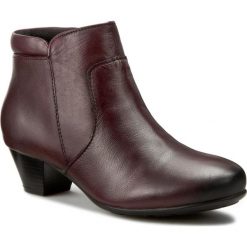 Botki LANQIER - 39C758 Cherry. Czerwone buty zimowe damskie marki Lanqier, z polaru. W wyprzedaży za 199,00 zł.