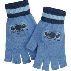 Lilo & Stitch Stitch Rękawiczki bez palców niebieski. Niebieskie szaliki damskie marki Lilo & Stitch, z aplikacjami. Za 19,90 zł.