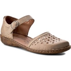 Sandały JOSEF SEIBEL - Rosalie 19 79519 95230 Creme. Brązowe klapki damskie marki Josef Seibel, bez wzorów, ze skóry, bez obcasa, na obcasie. Za 299,00 zł.