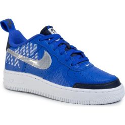 Buty NIKE - Air Force 1 LV8 2 (GS) BQ5484 400 Racer Blue/Obsidian/White. Niebieskie półbuty damskie Nike, ze skóry ekologicznej. W wyprzedaży za 279,00 zł.
