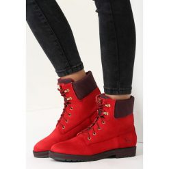 Czerwone Traperki Unutterable Doss. Czerwone buty zimowe damskie vices. Za 89,99 zł.