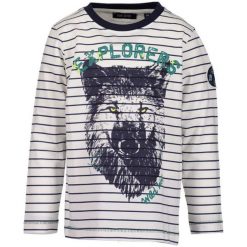 Blue Seven T-Shirt W Paski Dla Chłopców 122 Biały/Niebieski. Niebieskie t-shirty chłopięce marki Blue Seven, w paski, z bawełny. Za 49,00 zł.