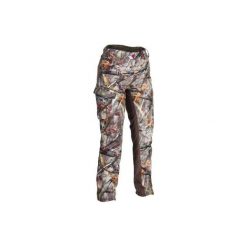 Spodnie myśliwskie 500 camo damskie. Zielone spodnie damskie marki SOLOGNAC, z poliesteru. Za 199,99 zł.