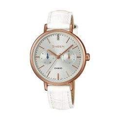 Biżuteria i zegarki: Zegarek Casio Damski Sheen SHE-3054PGL-7AUER Swarovski MultiData