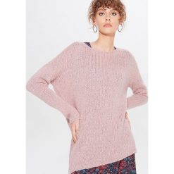 Lekki sweter z wełną - Różowy. Różowe swetry damskie Mohito, s, bez wzorów, z wełny, bez rękawów, bez kaptura. Za 139,99 zł.
