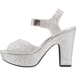 Rzymianki damskie: Shoe The Bear SANDY Sandały na obcasie silver