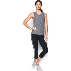 Under Armour Spodnie Fav Capri - Gra Blk White M. Białe spodnie damskie do fitnessu marki Under Armour, m. W wyprzedaży za 139,00 zł.