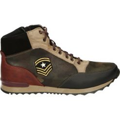 Botki męskie - 11M07M9 BEIGE. Brązowe botki męskie Venezia, z nubiku. Za 229,00 zł.