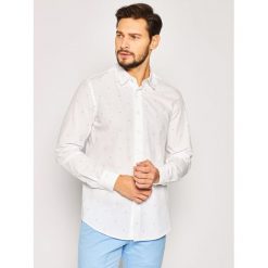 Koszula Calvin Klein Monogram Print K10K105291. Białe koszule męskie Calvin Klein, xl, bez wzorów, z bawełny, casualowe, bez kołnierzyka, bez rękawów. Za 399,00 zł.
