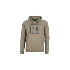 Bluzy Under Armour RIVAL FLEECE LOGO HOODIE. Zielone bluzy męskie Under Armour, s, bez wzorów, bez kołnierzyka, bez rękawów, bez kaptura. Za 191,20 zł.