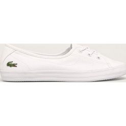 Lacoste - Tenisówki Ziane Chunky. Białe trampki i tenisówki damskie Lacoste, bez wzorów, z gumy, na sznurówki. W wyprzedaży za 279,90 zł.