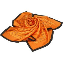 Apaszka. Pomarańczowe apaszki damskie Gino Rossi, bez wzorów, z tkaniny, casualowe. Za 119,90 zł.