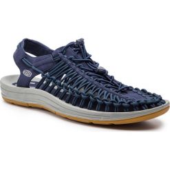 Sandały KEEN - Uneek 1017032 Dress Blues/Neutral Gray. Niebieskie sandały męskie Keen, z tworzywa sztucznego, bez zapięcia. Za 409,95 zł.