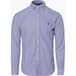 Polo Ralph Lauren - Koszula męska – Slim Fit, niebieski. Niebieskie koszule męskie Polo Ralph Lauren, xxl, bez wzorów, z bawełny, eleganckie, polo, bez rękawów. Za 499,95 zł.
