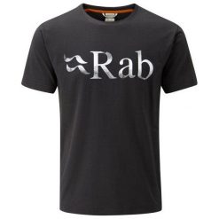 Koszulki sportowe męskie: RAB Koszulka Męska Stance Tee Anthracite r. L (QBT-91-AH)