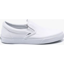 Vans - Tenisówki Classic Slip-On. Białe tenisówki damskie marki Vans, z materiału. W wyprzedaży za 229,90 zł.