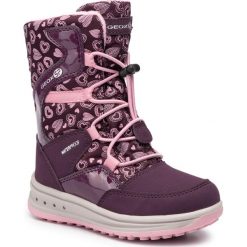 Śniegowce GEOX - J Roby G. B Wpf A J942UA 050FU C8224 S Purple/Pink. Fioletowe śniegowce dziewczęce Geox, bez zapięcia. W wyprzedaży za 249,00 zł.