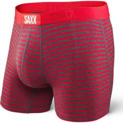 Męskie bokserki Saxx Vibe Hiker Stripe. Pomarańczowe bokserki męskie marki Astratex, z dzianiny. Za 110,99 zł.