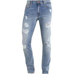 Calvin Klein Jeans SKINNY Jeansy Slim fit cracle blue. Niebieskie jeansy męskie relaxed fit marki Calvin Klein Jeans. W wyprzedaży za 294,50 zł.