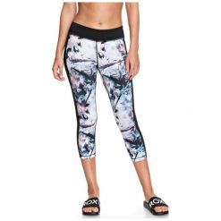 Roxy Legginsy Spy Game Capri 2 J Pant bgz6 Bachelor Button Water Of Love L. Szare legginsy damskie do fitnessu marki Roxy, s, w paski. W wyprzedaży za 158,16 zł.