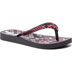 Japonki IPANEMA - Anat Lovely II Ki 82519 Black/Black 20780. Czerwone sandały dziewczęce Ipanema, z tworzywa sztucznego, bez zapięcia. W wyprzedaży za 59,99 zł.