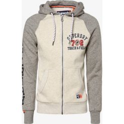 Superdry - Męska bluza rozpinana, szary. Szare bluzy męskie Superdry, m, z nadrukiem, sportowe, bez kołnierzyka, bez rękawów, bez kaptura. Za 299,95 zł.