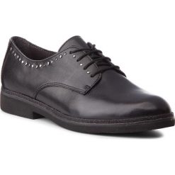 Oxfordy TAMARIS - 1-23733-21 Black 001. Czarne jazzówki damskie marki Tamaris, na obcasie. W wyprzedaży za 209,00 zł.