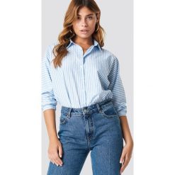 Trendyol Koszula w paski - Blue,Multicolor. Niebieskie koszule damskie Trendyol, w paski, z materiału, bez kołnierzyka, bez rękawów. Za 121,95 zł.