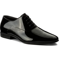 Buty wizytowe męskie: Półbuty BOSS – Evening 50370447 10193322 01 Black 001