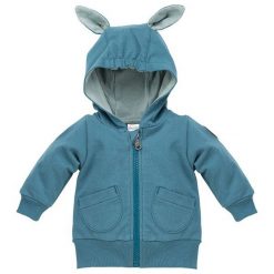Pinokio Bluza Dziecięca Happy Llama 74 Niebieska. Niebieskie bluzy niemowlęce Pinokio, bez wzorów, bez rękawów, bez kaptura. Za 109,00 zł.