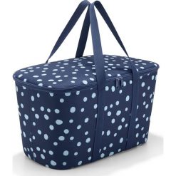 Torba Coolerbag Spots Navy. Niebieskie torby plażowe Reisenthel, z materiału. Za 149,00 zł.