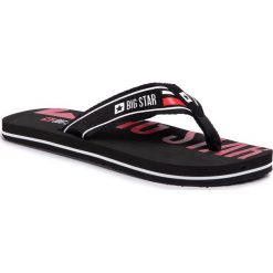 Japonki BIG STAR - FF174450 Black. Czarne klapki męskie BIG STAR, bez wzorów, z tworzywa sztucznego. Za 59,00 zł.