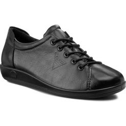 Półbuty ECCO - Soft 2.0 20650356723 Black With Black Sole. Czarne półbuty damskie ecco, ze skóry. W wyprzedaży za 309,00 zł.