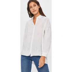 Answear Lab - Koszula. Białe bluzki damskie Answear Lab, s, bez wzorów, z bawełny, klasyczne, z klasycznym kołnierzykiem, z długim rękawem. Za 139,90 zł.