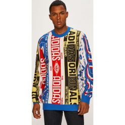 Adidas Originals - Sweter. Swetry męskie adidas Originals, s, bez wzorów, z dzianiny, z okrągłym kołnierzem, bez kaptura. W wyprzedaży za 299,90 zł.
