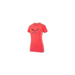 T-shirty z krótkim rękawem Salewa Solidlogo Dry W S/s Tee 25939-1840. Pomarańczowe t-shirty damskie Salewa, s, bez wzorów, bez kołnierzyka. Za 139,30 zł.