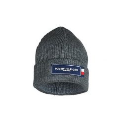 Czapki Tommy Hilfiger TOMMY PATCH BEANIE. Szare czapki damskie TOMMY HILFIGER. Za 153,30 zł.