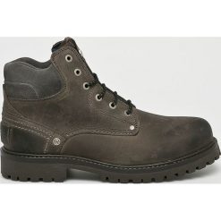 Wrangler - Buty Yuma Quiet. Szare buty sportowe męskie marki Wrangler, ze skóry, na sznurówki. W wyprzedaży za 339,90 zł.