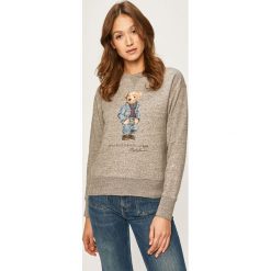 Polo Ralph Lauren - Bluza. Szare bluzy damskie Polo Ralph Lauren, s, z nadrukiem, z bawełny, bez rękawów, bez kaptura. Za 749,90 zł.