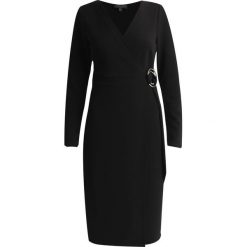Sukienki: Dorothy Perkins Tall RING WRAP DRESS Sukienka etui black