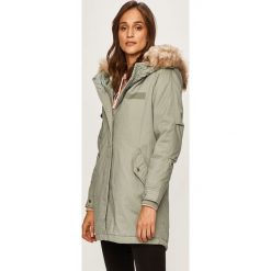 Only - Parka. Czarne kurtki damskie ONLY, s, bez wzorów, z bawełny, długie. W wyprzedaży za 269,90 zł.